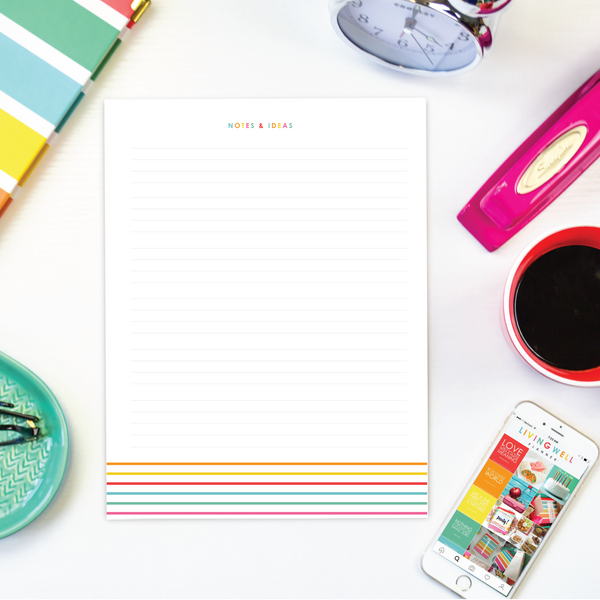 Set of 4 Note Pages {Digital Download}